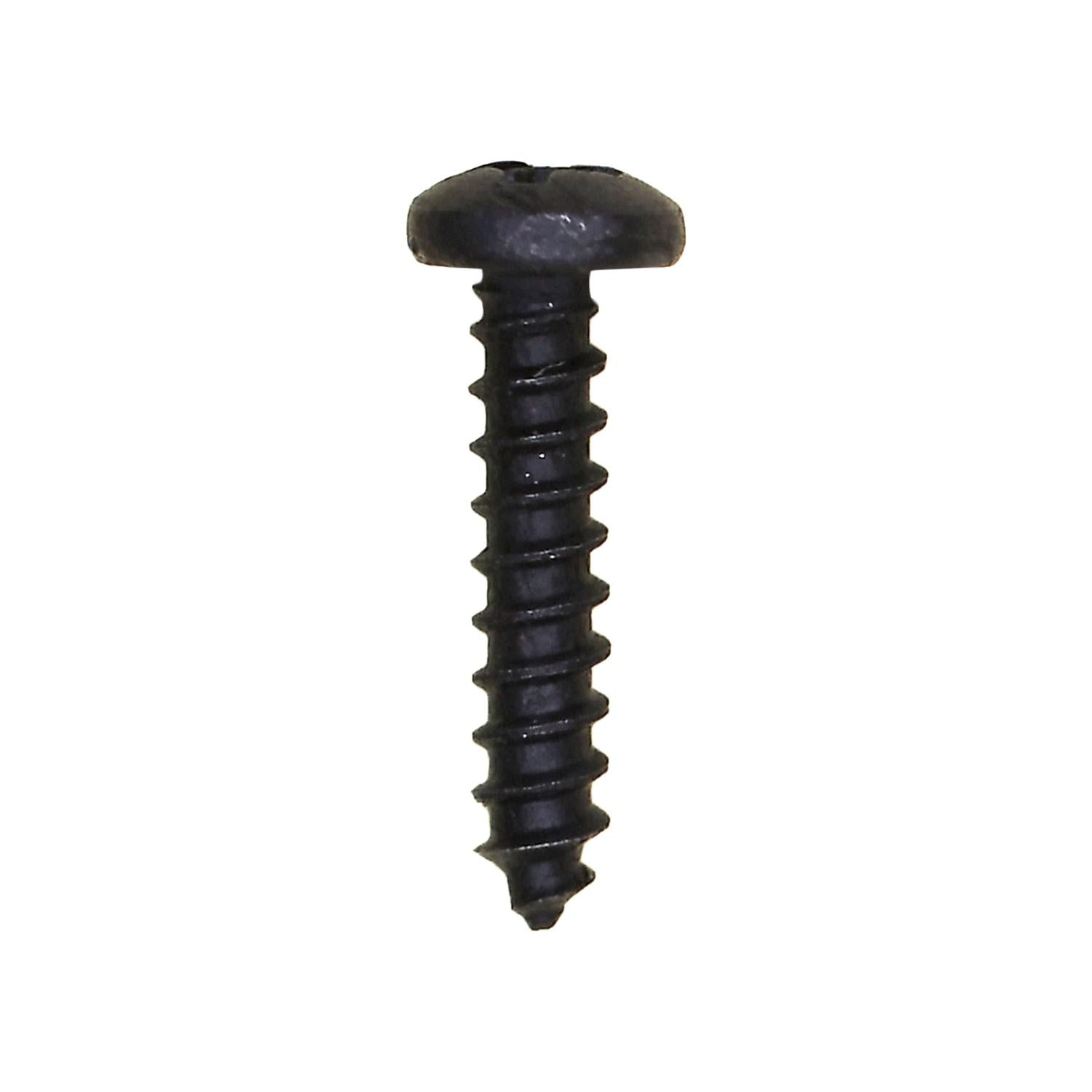 Auveco No. 12904 Phillips Pan Head Tapping Screw 4 X 1/2" Black Oxide, Quantity - 100