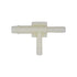 Auveco No. 12916 Nylon Tee Connector 1/8" X 3/16" X 1/8", Quantity - 10