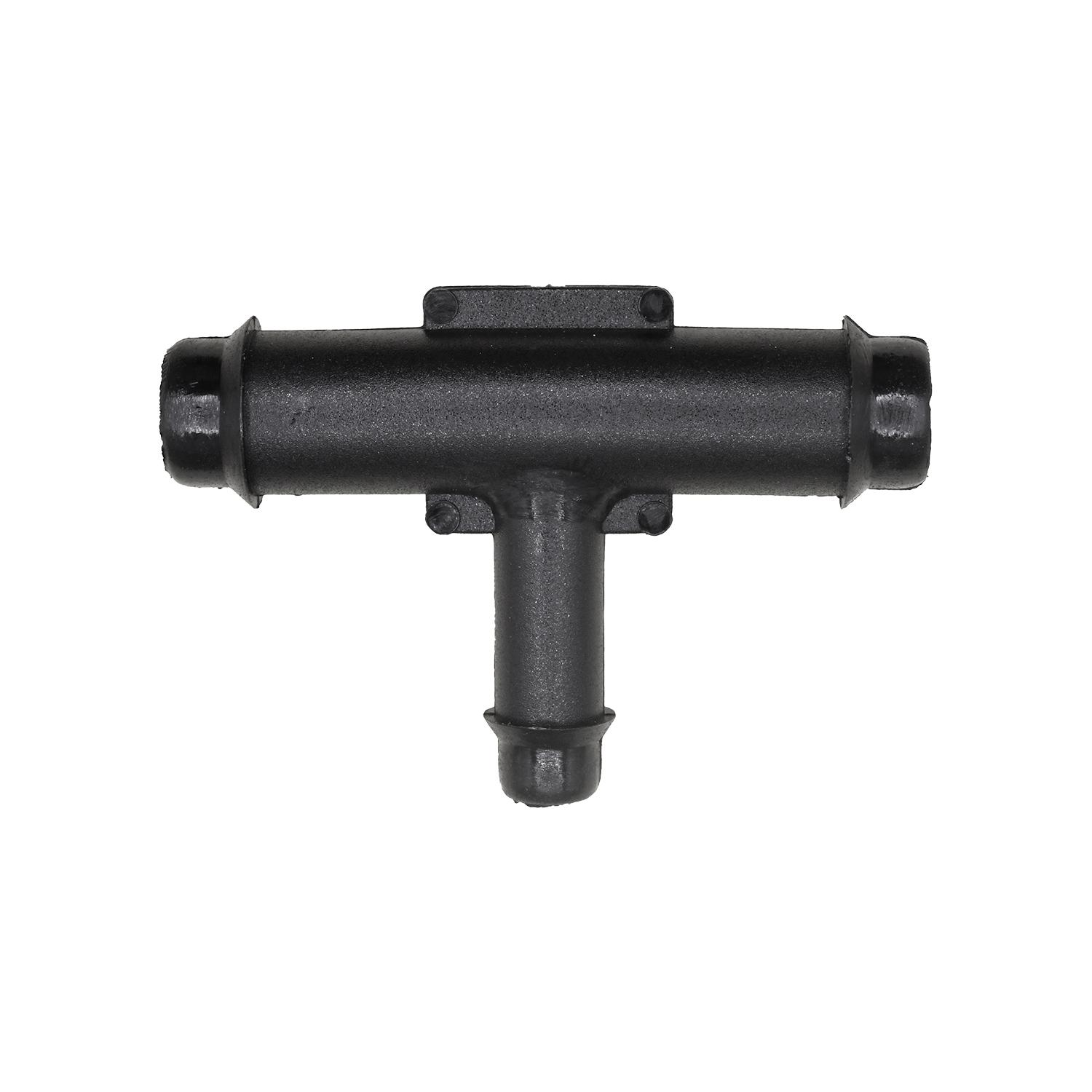 Auveco No. 12921 Nylon Tee Connector 3/8" X 3/8" X 1/4", Quantity - 10