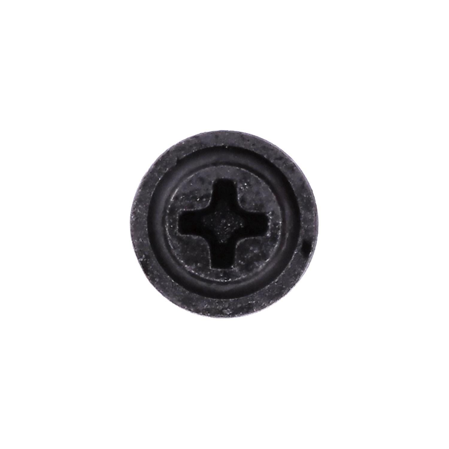 Auveco No. 12950 Phillips Flat Washer Head Tapping Screw #6 X 1/2" Black, Quantity - 100
