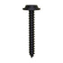 Auveco No. 12952 Phillips Flat Washer Head Tapping Screw #6 X 1" Black, Quantity - 100