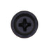 Auveco No. 12952 Phillips Flat Washer Head Tapping Screw #6 X 1" Black, Quantity - 100