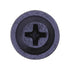 Auveco No. 12953 Phillips Flat Washer Head T.S. #10 X 3/4" Black, Quantity - 50