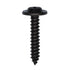 Auveco No. 12954 Phillips Flat Washer Head Tapping Screw #10 X 1" Black, Quantity - 50