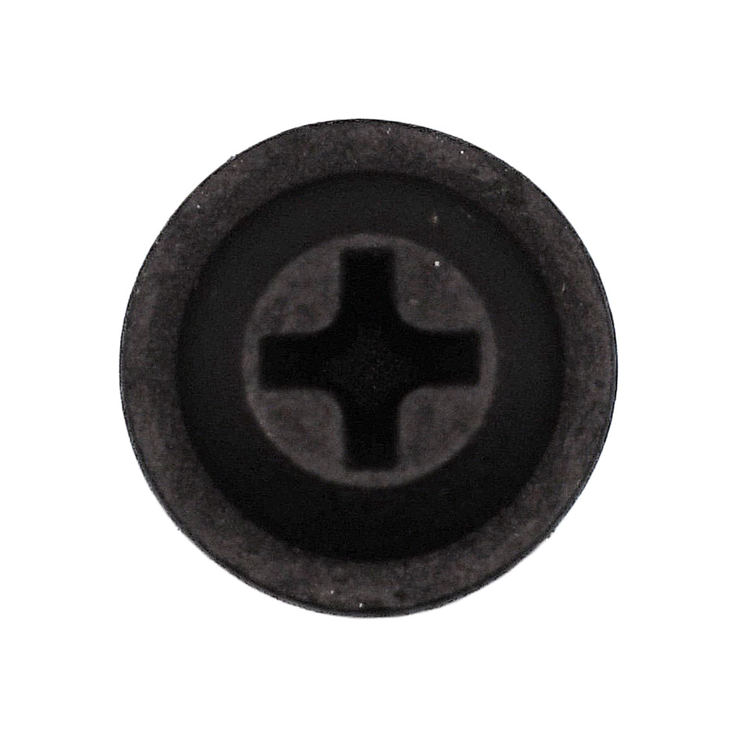 Auveco No. 12955 Phillips .Flat Washer Head T.S.#10 X 1-1/4" Black, Quantity - 50