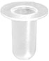 Auveco # 13170 Tubular Nut (Nylon) For 7mm Stud. Qty 50.