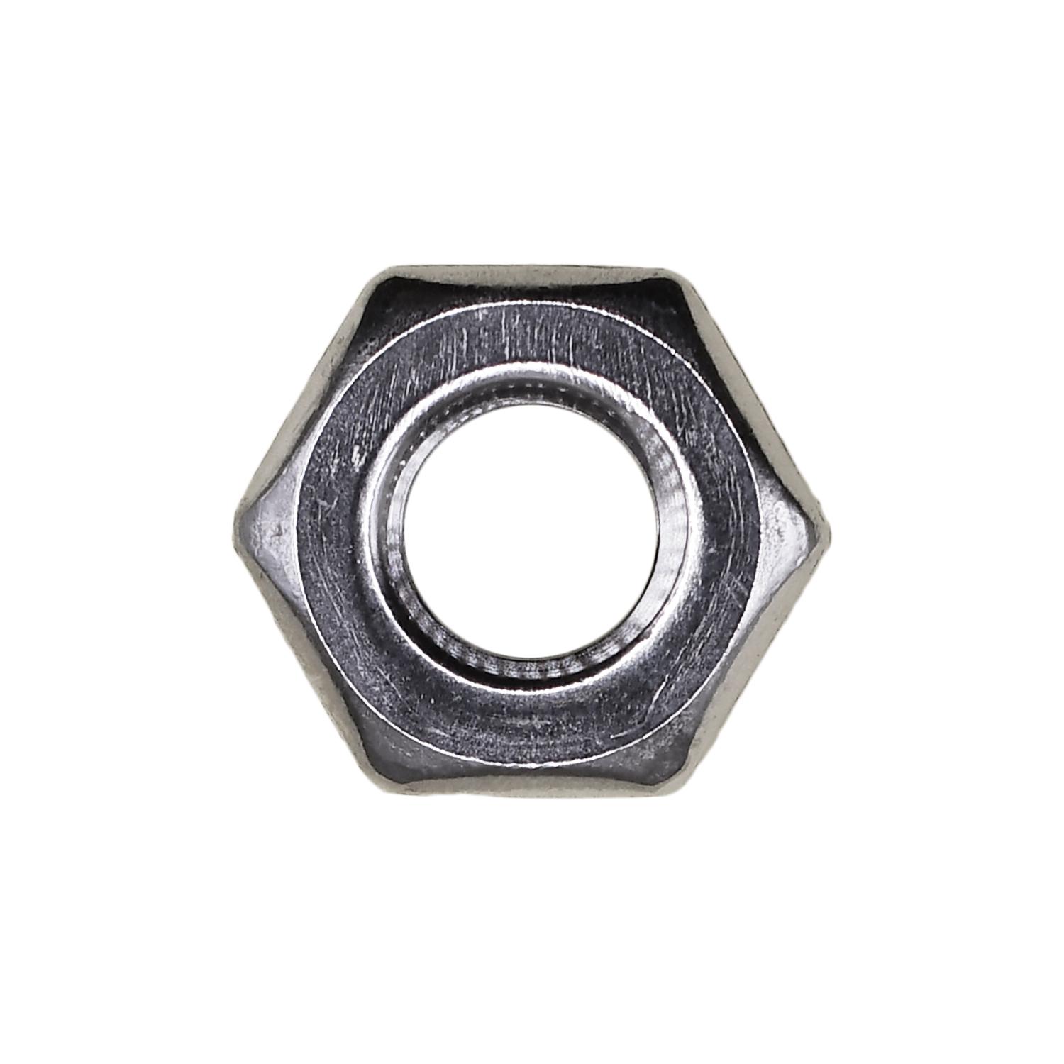 Auveco No. 13234 1/4"-20 Hex Nut 18-8 Stainless Steel, Quantity - 100