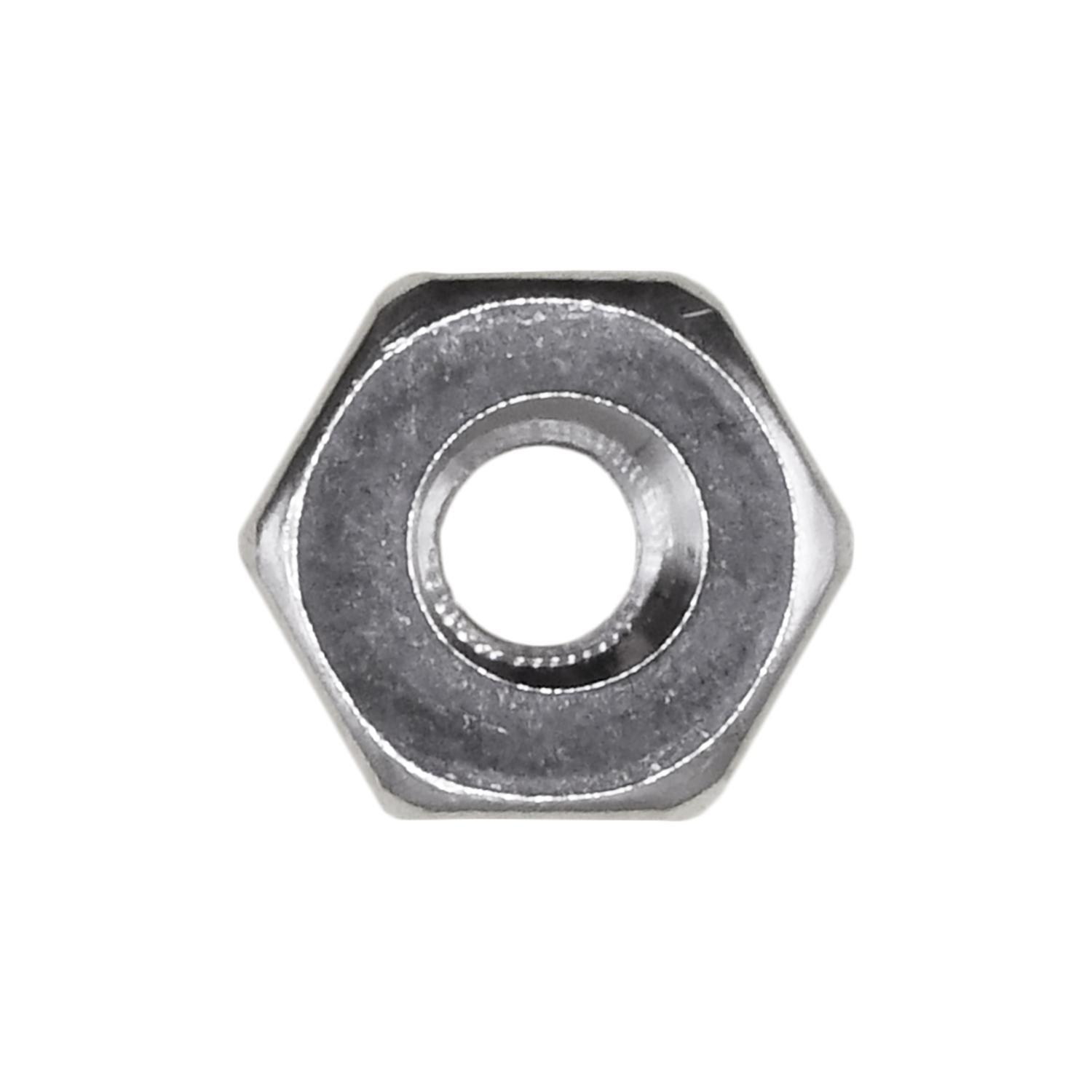 Auveco No. 13260 6-32 Hex Mach.Screw Nut 18-8 Stainless, Quantity - 100