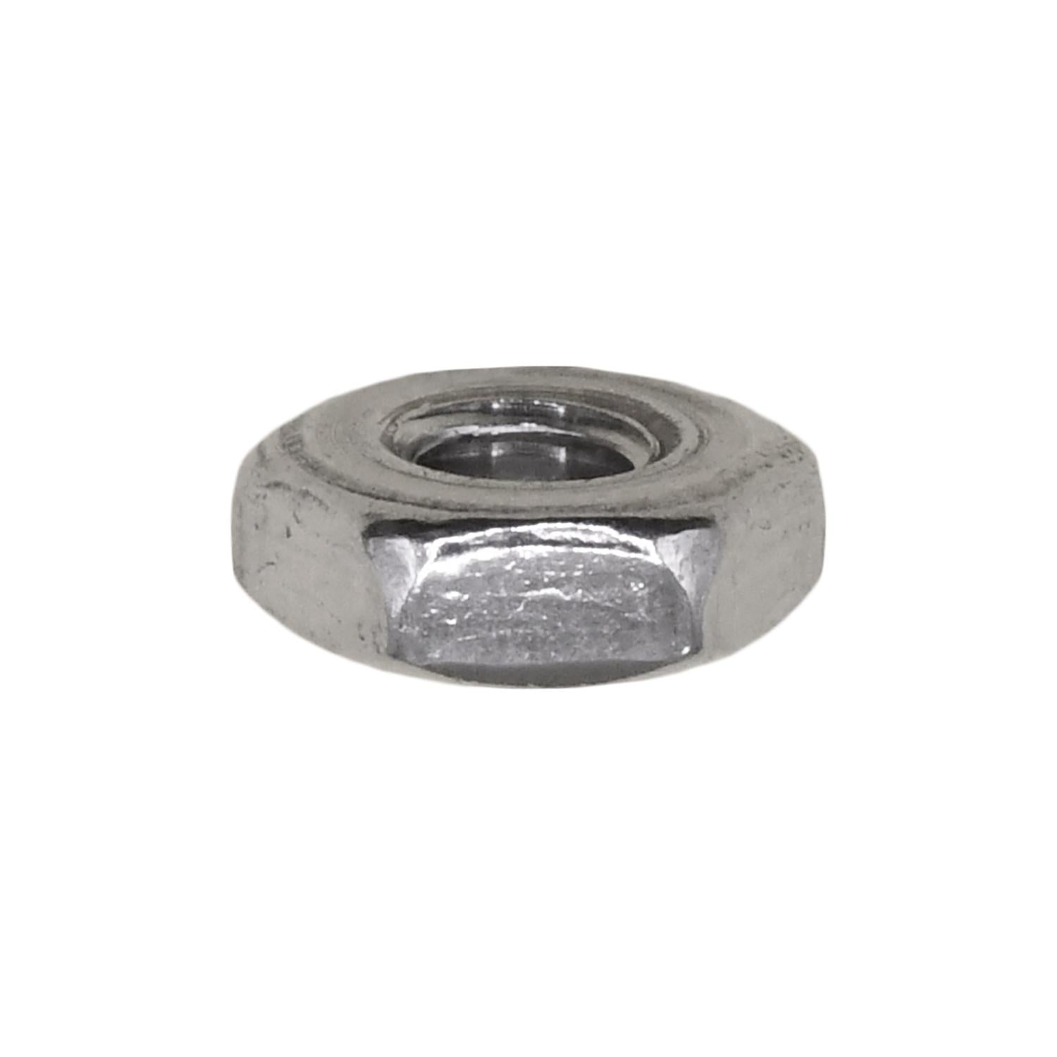 Auveco No. 13261 8-32 Hex Machine Screw Nut 18-8 Stainless Steel, Quantity - 100