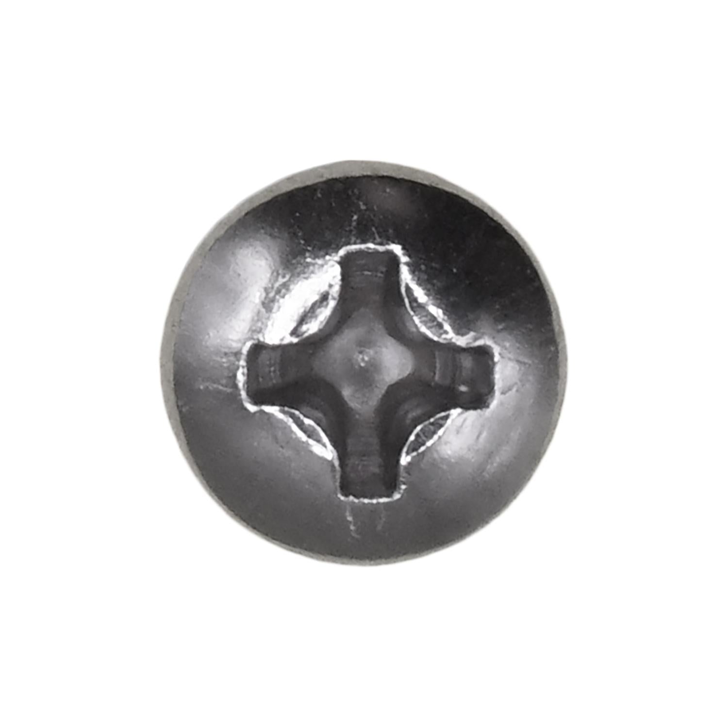 Auveco No. 13265 6 X 1/2" Phillips Pan Head Tapping Screw 18-8 Stainless Steel, Quantity - 100