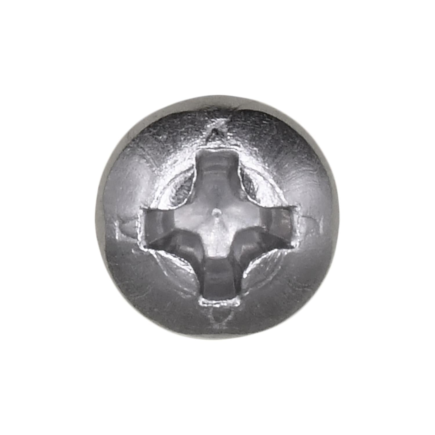 Auveco No. 13268 6 X 1-1/4" Phillips Pan Head Tapping Screw 18-8 Stainless Steel, Quantity - 100