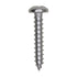 Auveco No. 13283 12 X 1-1/4" Phillips Pan Head Tapping Screw 18-8, Quantity - 25