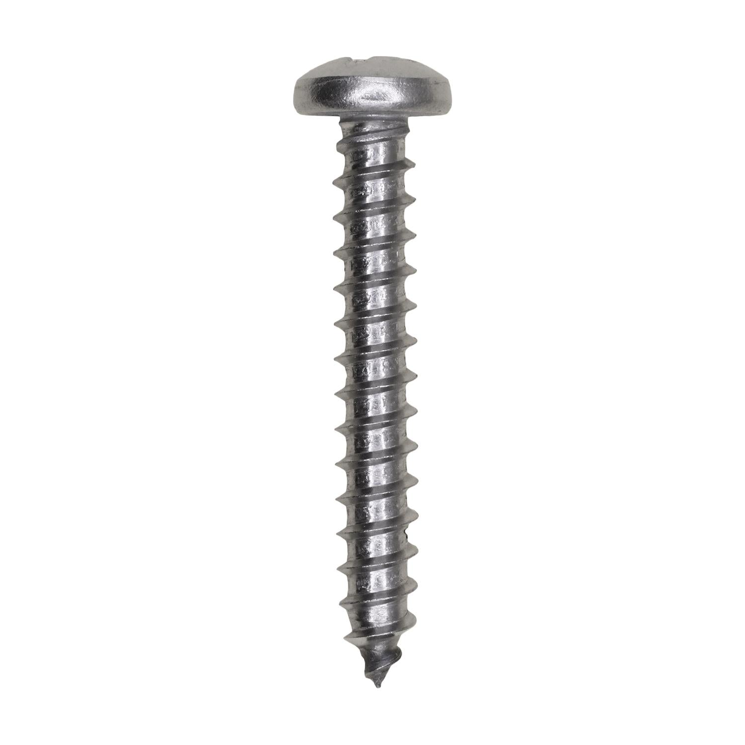 Auveco No. 13284 12 X 1-1/2" Phillips Pan Head Tapping Screw 18-8, Quantity - 25
