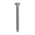 Auveco No. 13286 10 X 1-3/4" Phillips Oval Head Tapping Screw 18-8, Quantity - 25