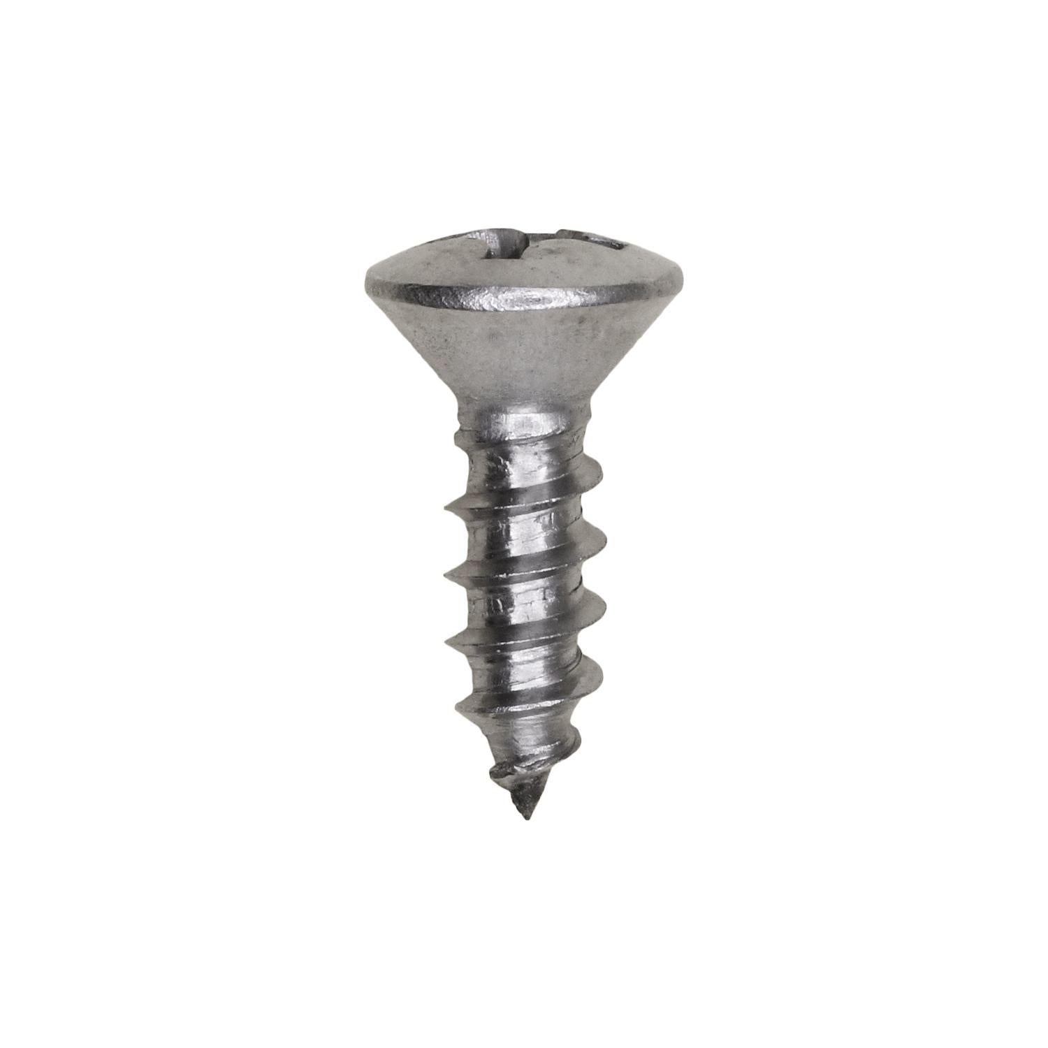Auveco No. 13288 12 X 3/4" Phillips Oval Head Tapping Screw 18-8, Quantity - 50