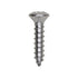 Auveco No. 13289 12 X 1" Phillips Oval Head Tapping Screw 18-8, Quantity - 50