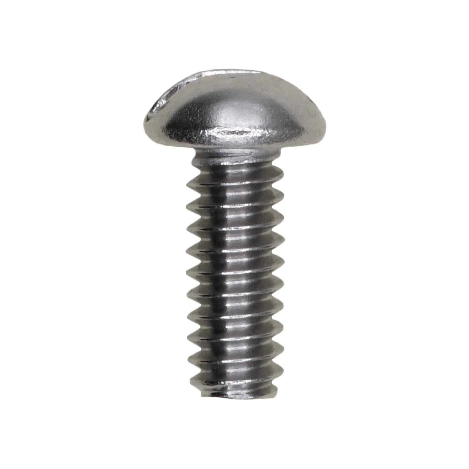 Auveco No. 13304 10-24 X 1/2" Slotted Round Head Machine Screw 18-8, Quantity - 100