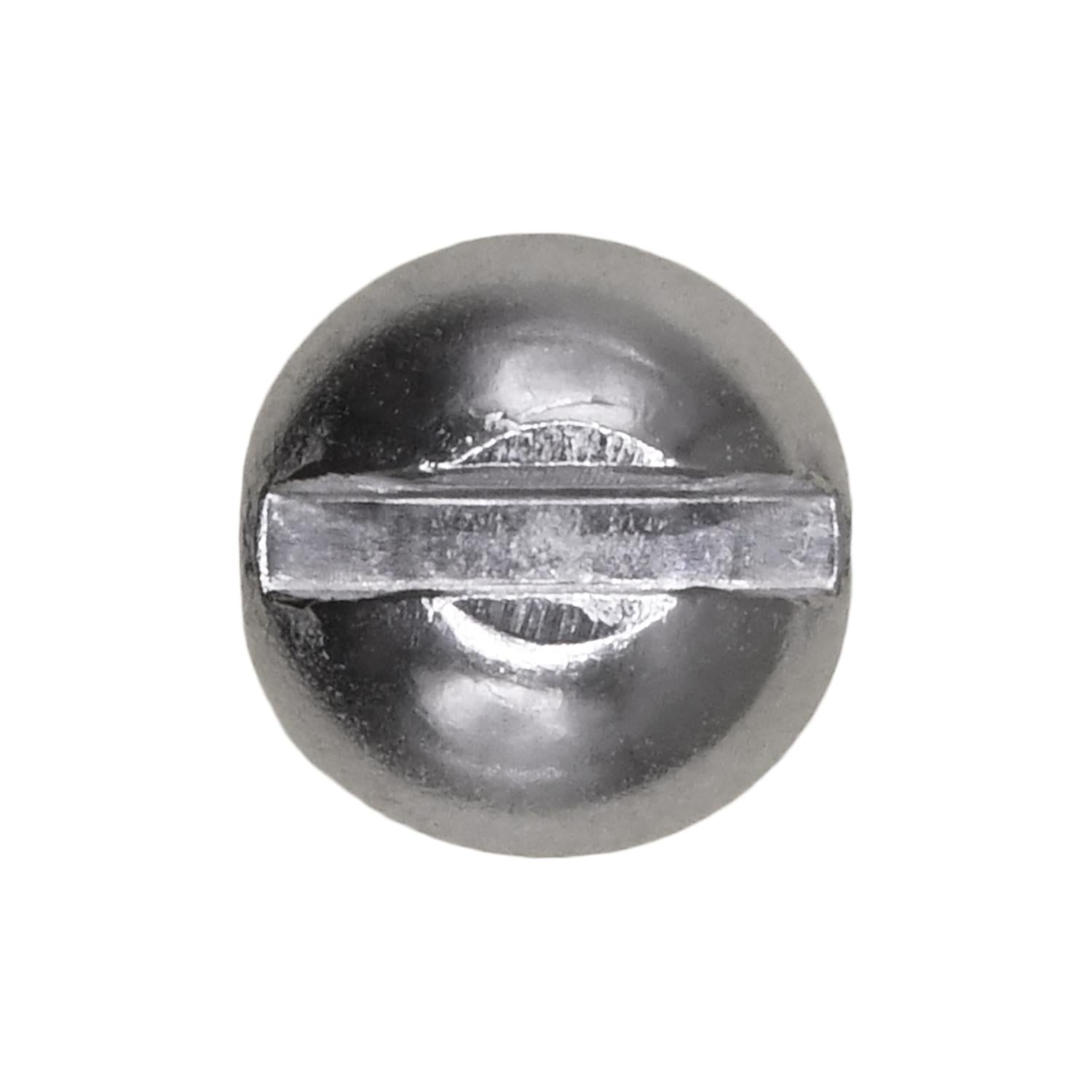 Auveco No. 13304 10-24 X 1/2" Slotted Round Head Machine Screw 18-8, Quantity - 100