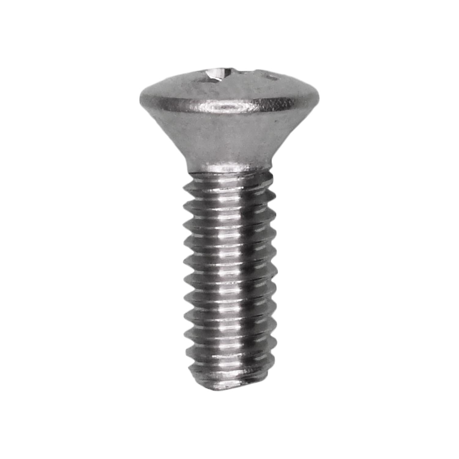 Auveco No. 13327 8-32 X 1/2" Phillips Oval Head Machine Screw 18-8 Stainless Steel, Quantity - 100