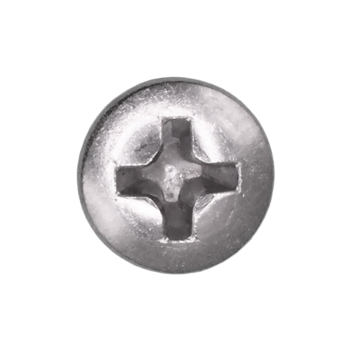 Auveco No. 13327 8-32 X 1/2" Phillips Oval Head Machine Screw 18-8 Stainless Steel, Quantity - 100