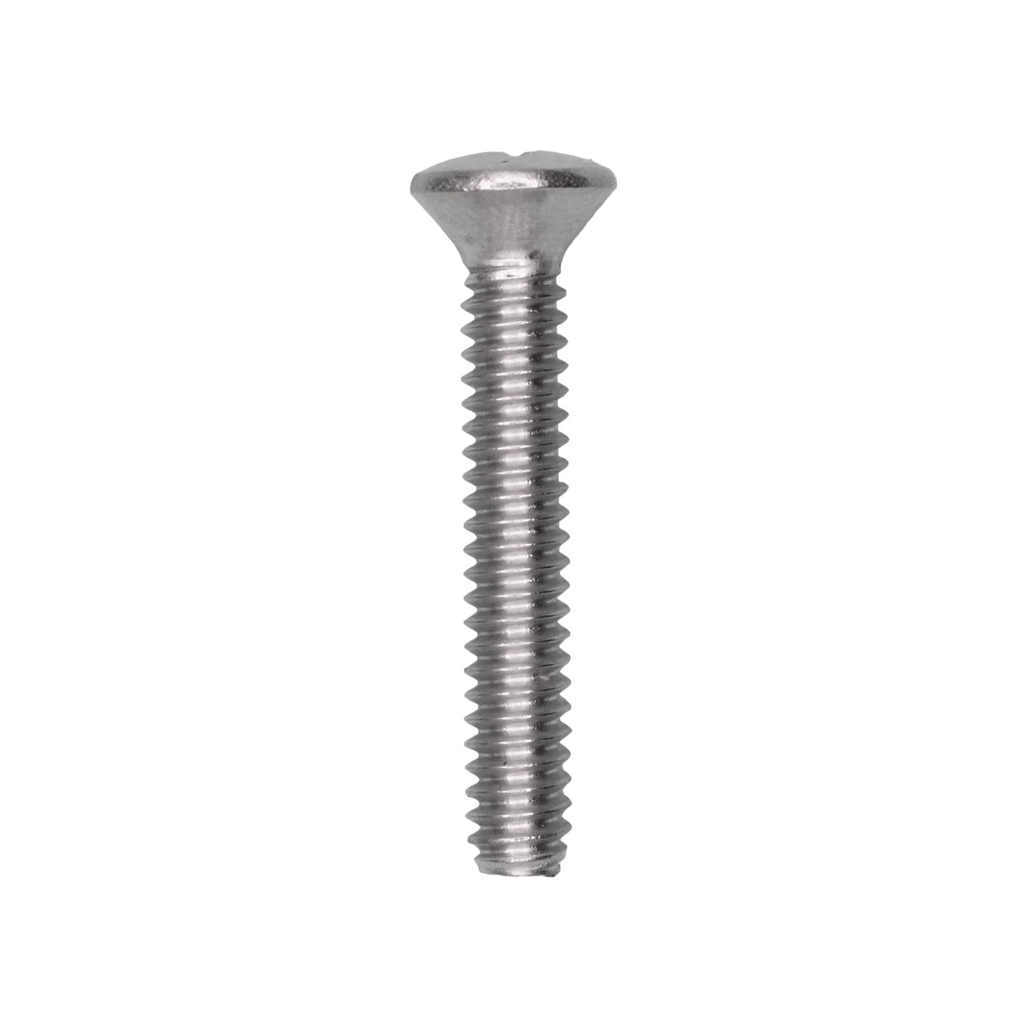 Auveco No. 13334 10-24X1-1/4" Phillips Oval Head Machine Screw 18-8, Quantity - 50
