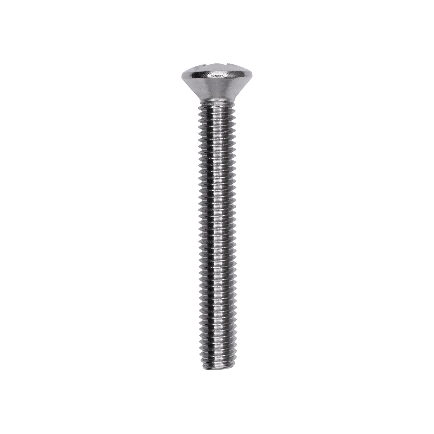 Auveco No. 13340 10-32 X 1-1/2" Phillips Oval Head Machine Screw 18-8, Quantity - 50