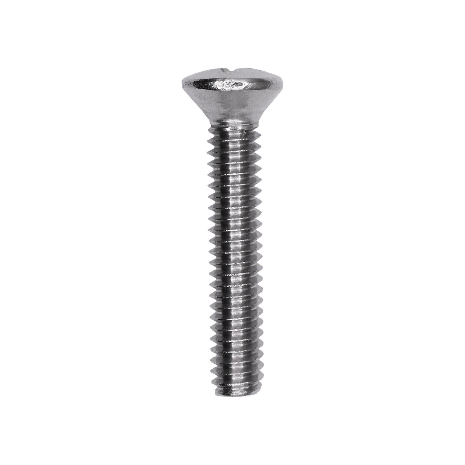Auveco # 13345 1/4"-20 X 1-1/2" Phillips Oval Head Machine Screw 18-8. Qty 25.