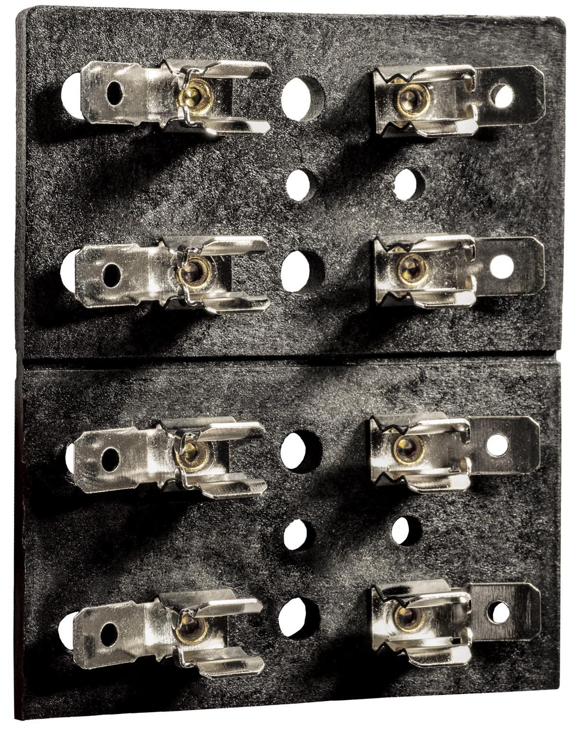 Auveco No. 13445 4 Gang Fuse Block, Quantity - 1