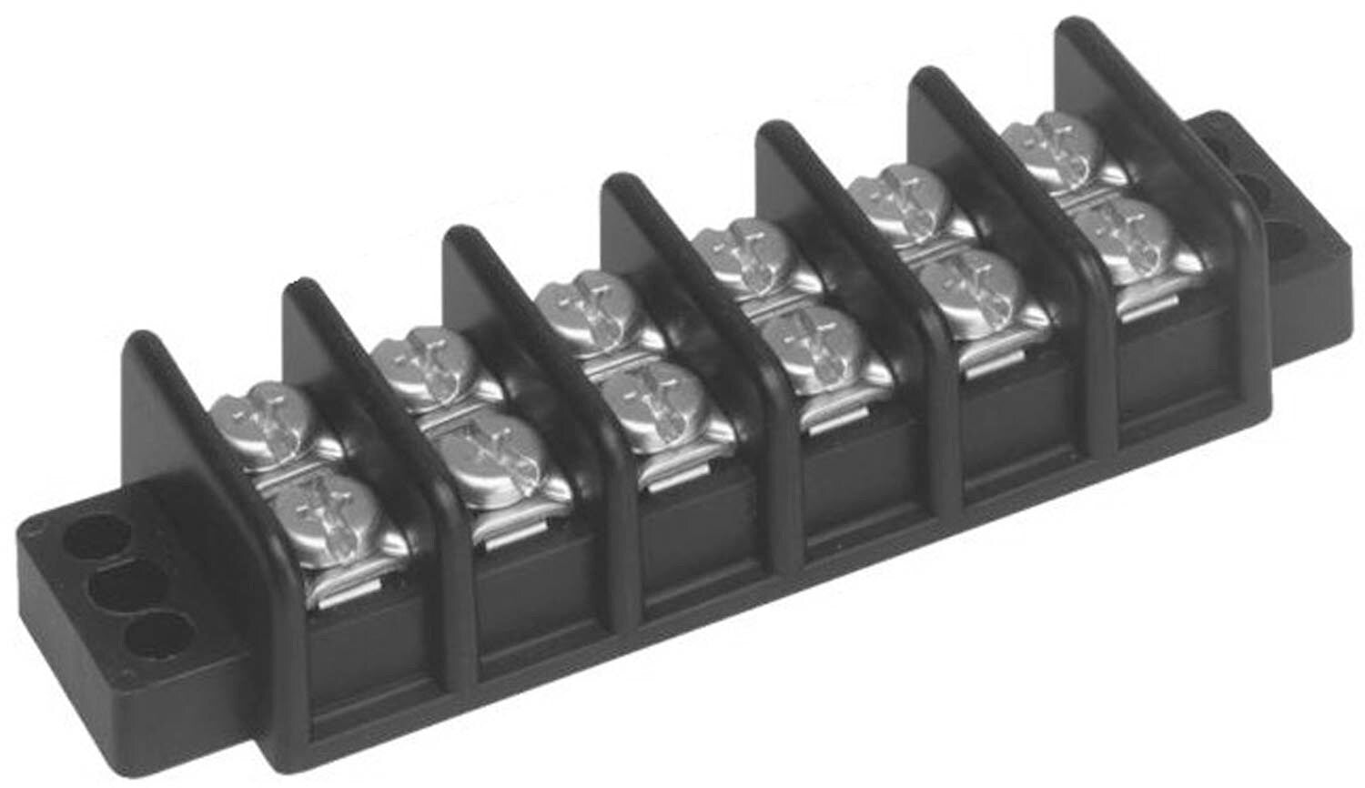 Auveco No. 13447 Terminal Junction Block - 6 Gang, Quantity - 1