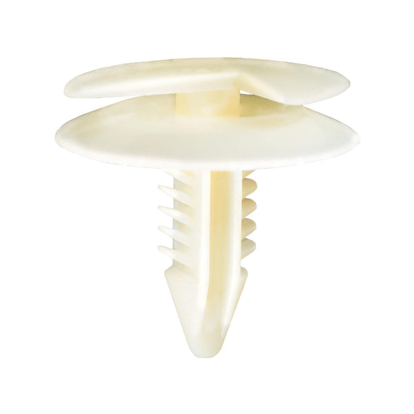 Auveco No. 13453 GM Rear Quarter Panel Retainer White Nylon, Quantity - 50