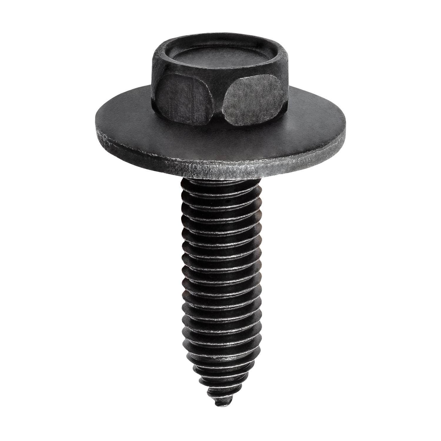 Auveco # 13614 M8-1.25 X 30mm Hex Head SEMS 24mm Outside Diameter Phosphate. Qty 25