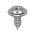 Auveco No. 13707 #8 X 3/8" Phillips Flat Top Washer Head Tapping Screw 13/32" Diameter Zinc, Quantity - 100