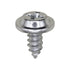 Auveco # 13708 #8 X 1/2" Phillips Flat Top Washer Head Tapping Screw 13/32" Diameter Zinc. Qty 100.