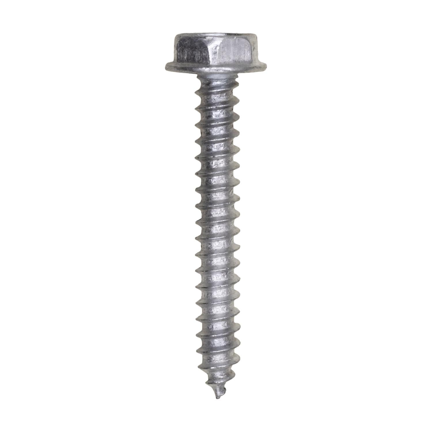 Auveco No. 13728 Acorn Hex Washer Head Tapping Screw. 6 X 1" Zinc, Quantity - 100