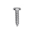 Auveco # 1382 Slotted Pan Head Tapping Screw 14 X 1" Zinc. Qty 100.