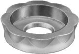 Auveco # 13841 Pop-On Screw Cover Base - #8. Qty 50.