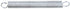 Auveco No. 14065 Extension Spring 4.500 Length .063 Wire Size, Quantity - 5