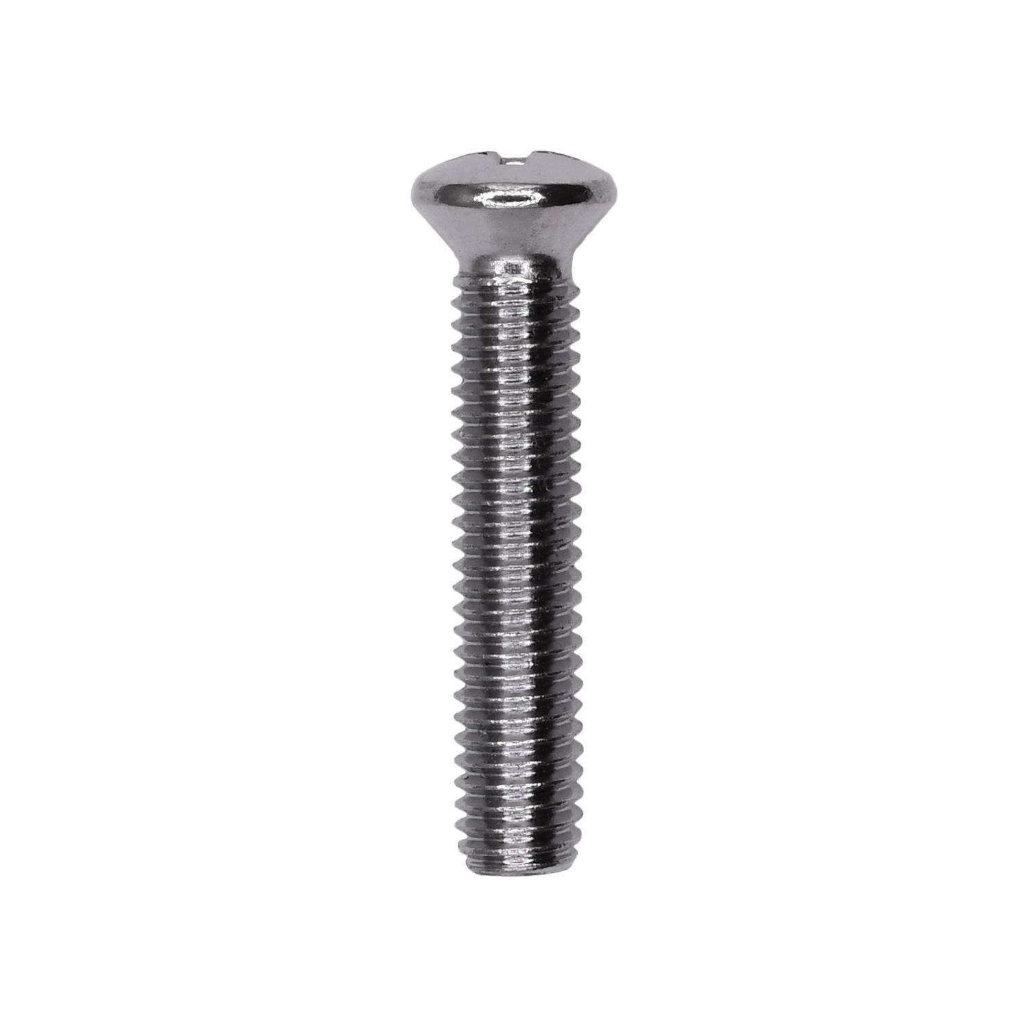 Auveco No. 1413 Phillips Oval #8 Head Machine Screw 10-32 X 1", Quantity - 100