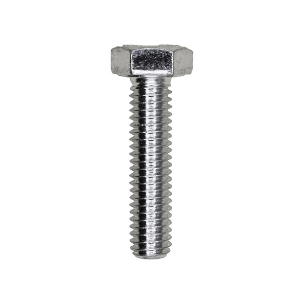 Auveco No. 14410 Din 933 6 X 25mm Cap Screw Zinc Grade 8.8, Quantity - 25
