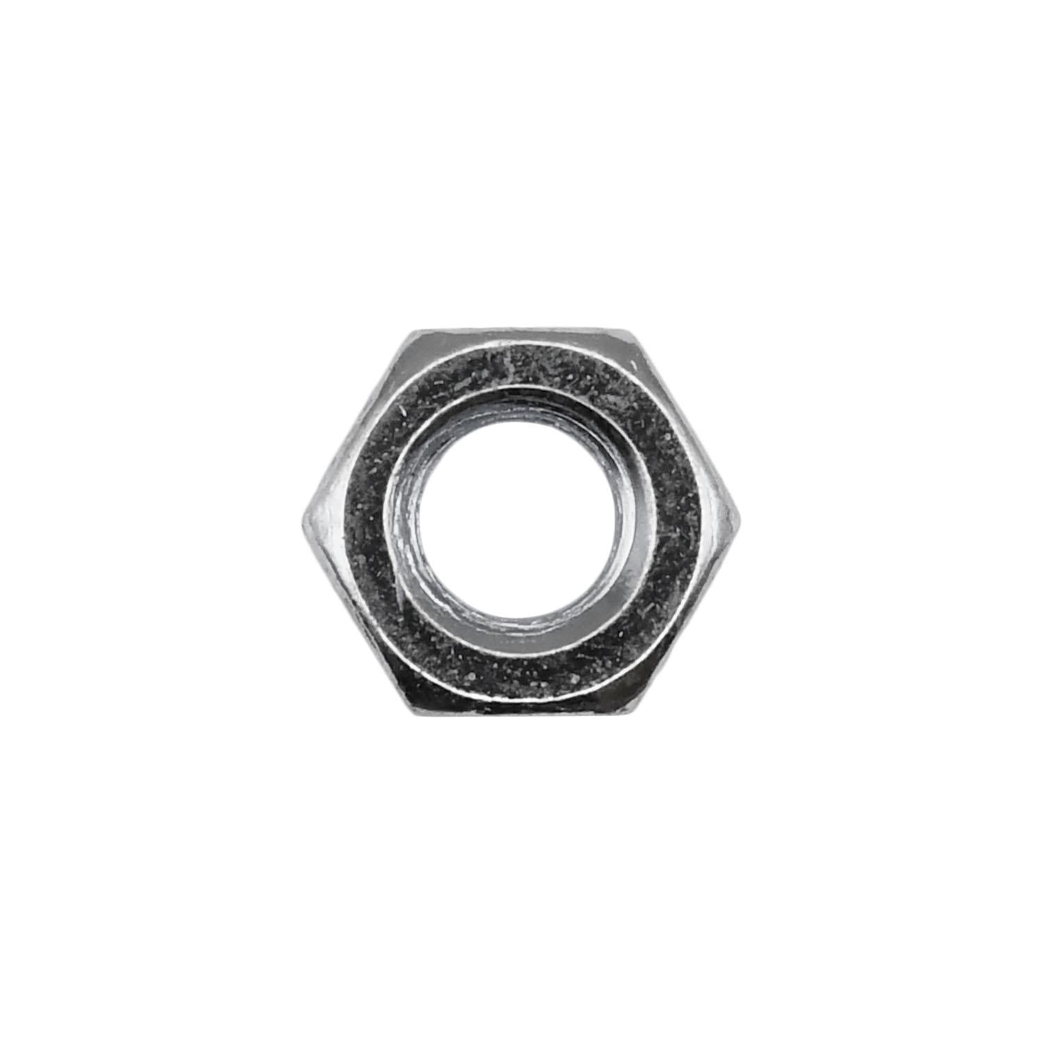 Auveco No. 14450 6mm-1.0 Din 934 Hex Nut - Zinc, Quantity - 100