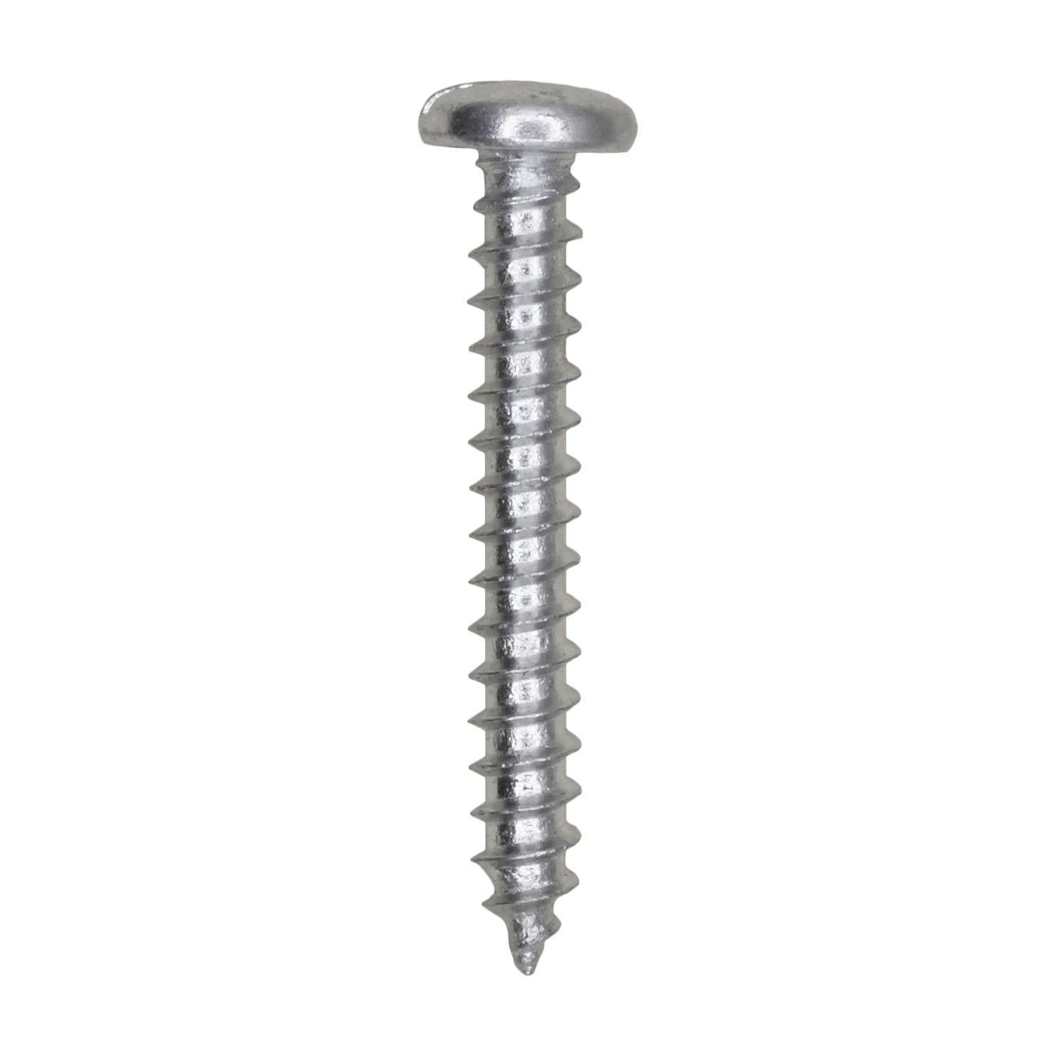 Auveco No. 1455 Slotted Pan Head Tapping Screw 6 X 1" Zinc, Quantity - 100
