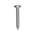Auveco No. 1457 Slotted Pan Head Tapping Screw 8 X 1" Zinc, Quantity - 100