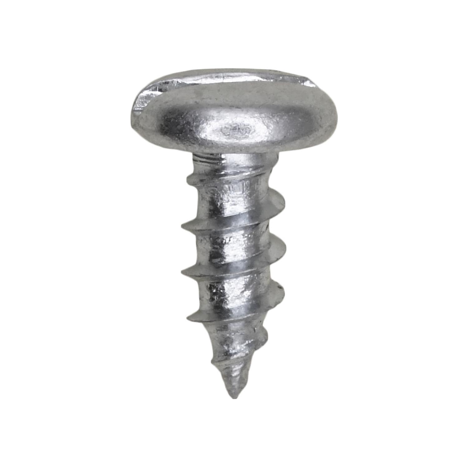 Auveco No. 1458 Slotted Pan Head Tapping Screw 10 X 1/2" Zinc, Quantity - 100