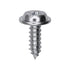 Auveco No. 14859 Phillips Flat Washer Head Tapping Screw 8-18 X 1/2", Quantity - 100