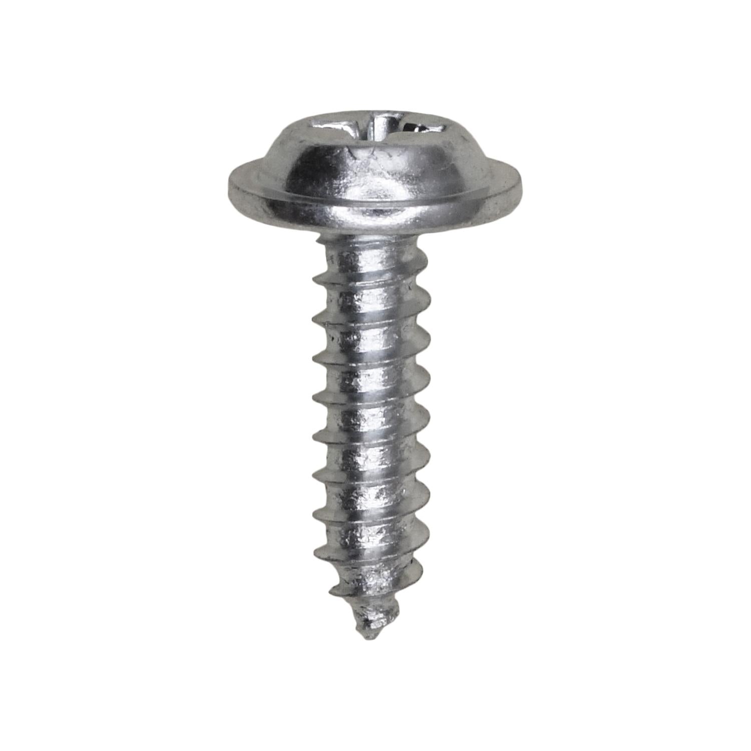 Auveco No. 14860 Phillips Flat Washer Head Tapping Screw 8-18 X 5/8", Quantity - 100