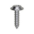 Auveco No. 14860 Phillips Flat Washer Head Tapping Screw 8-18 X 5/8", Quantity - 100