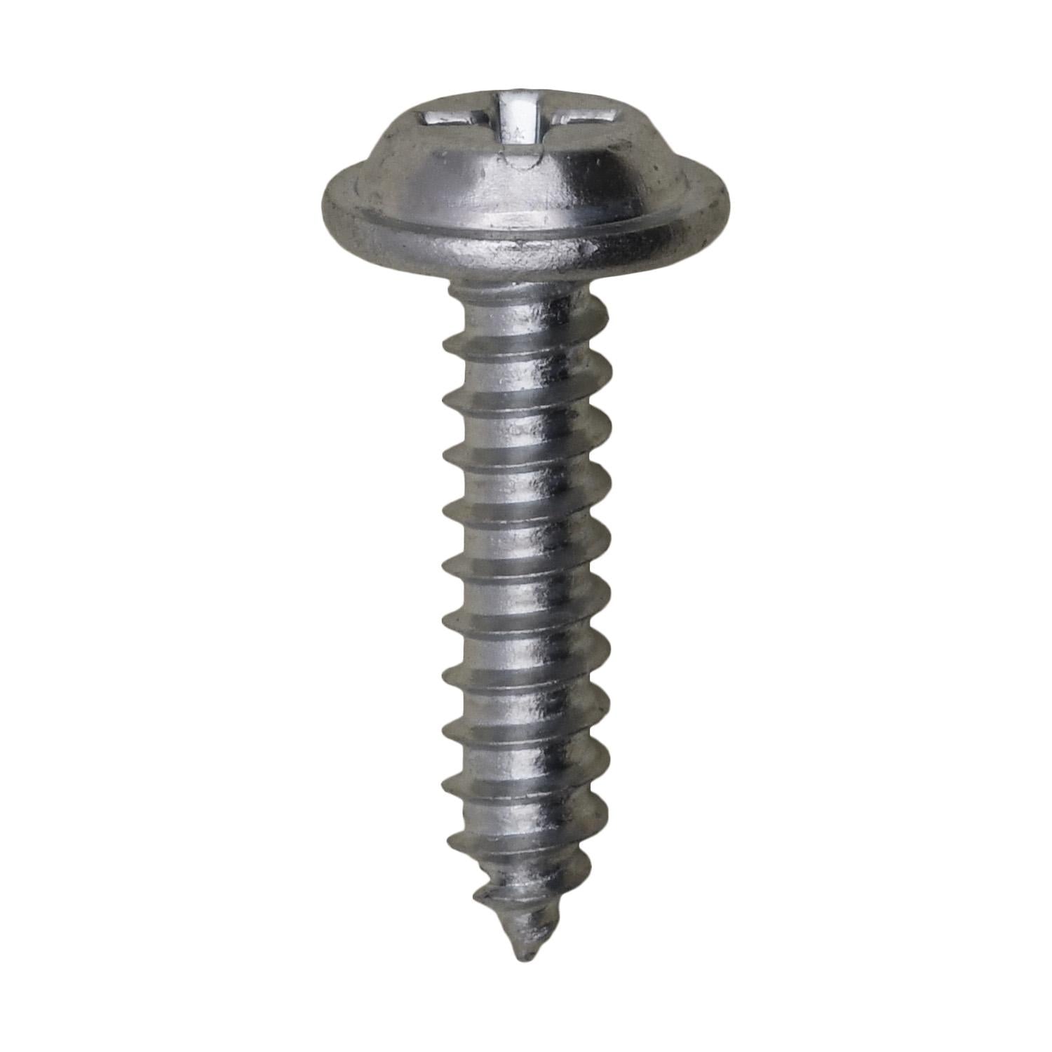 Auveco No. 14861 Phillips Flat Washer Head Tapping Screw 8-18 X 3/4", Quantity - 100