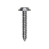 Auveco No. 14862 Phillips Flat Washer Head Tapping Screw 8-18 X 1, Quantity - 100