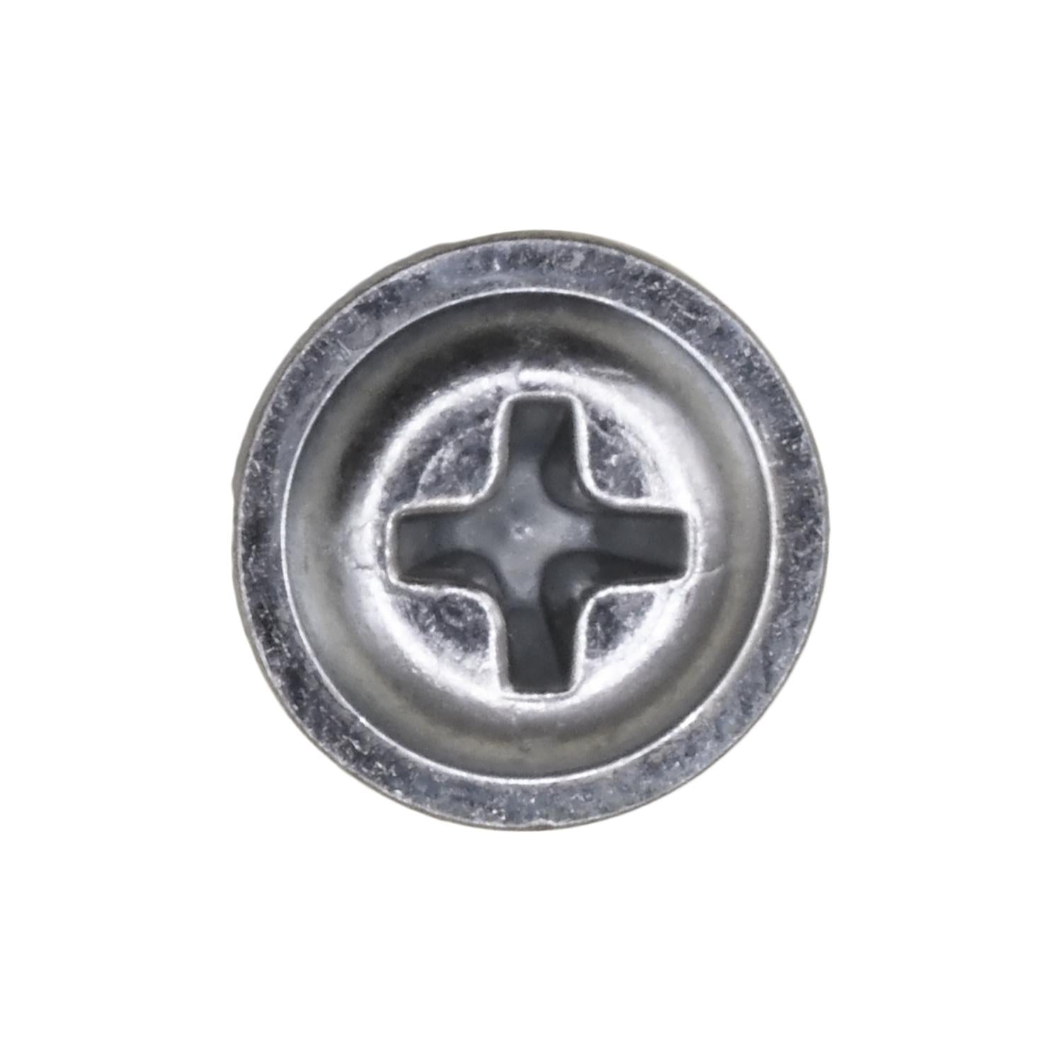 Auveco No. 14862 Phillips Flat Washer Head Tapping Screw 8-18 X 1, Quantity - 100