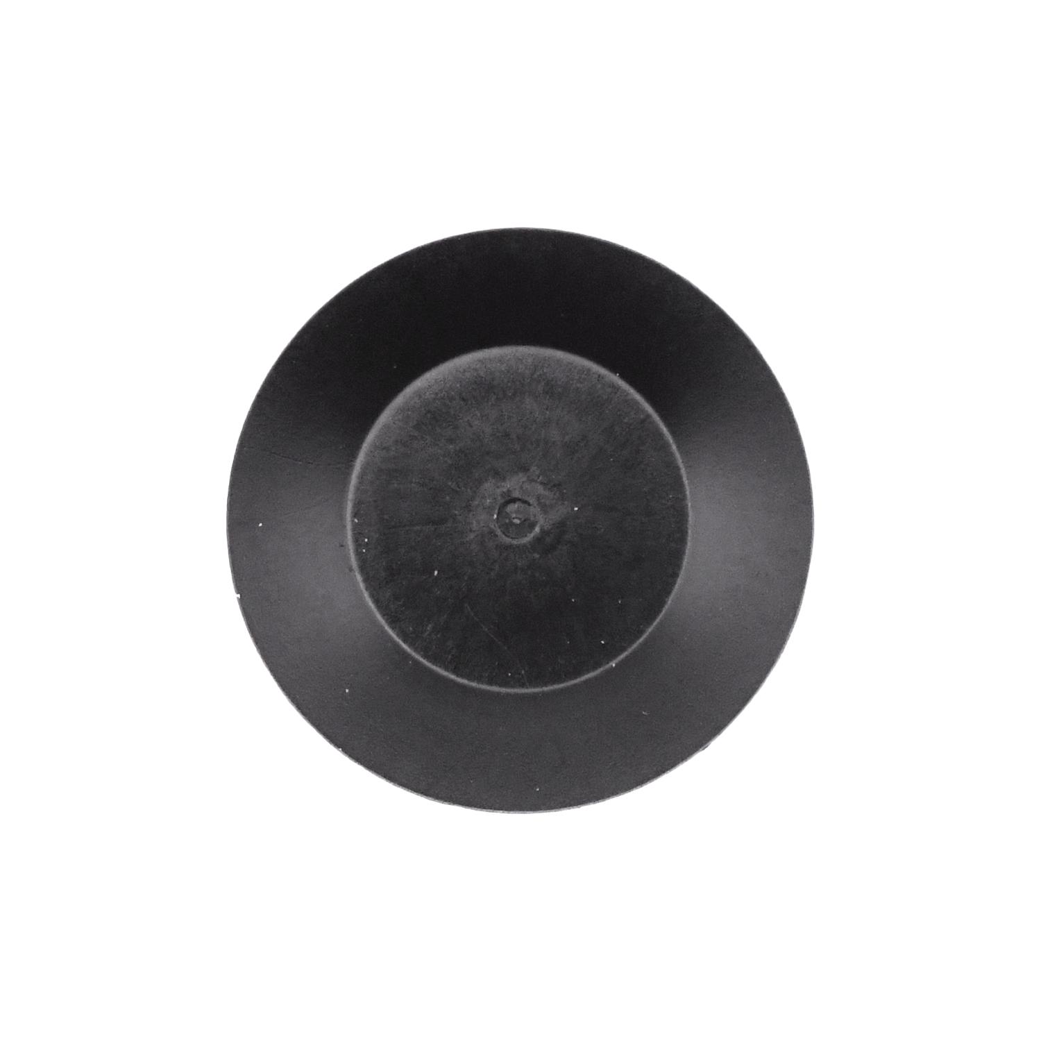Auveco No. 14923 Flush Sheet Metal Plug Plastic 3/8" Hole Black, Quantity - 100